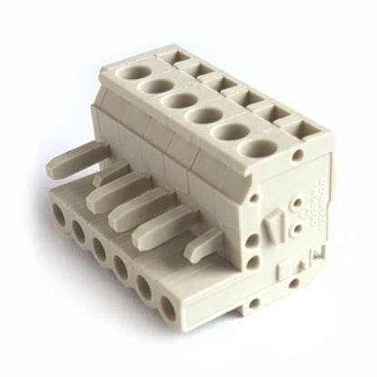 Picture of TERMINAL BLOCK 6W P=5.0 PLUG-IN PRESS