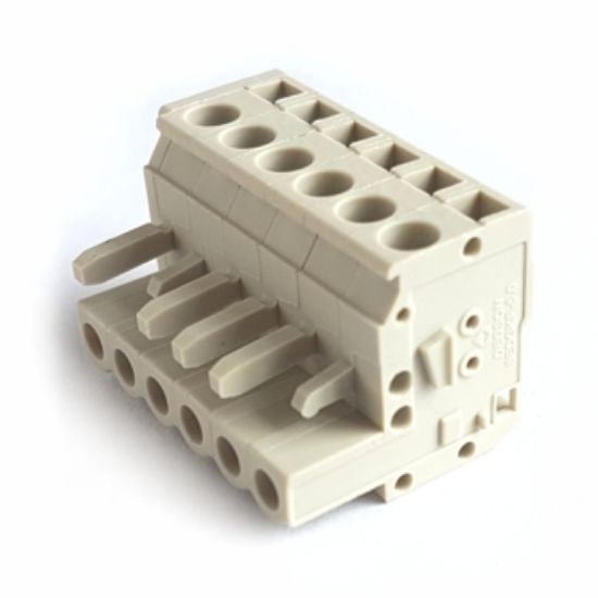 Picture of TERMINAL BLOCK 6W P=5.0 PLUG-IN PRESS