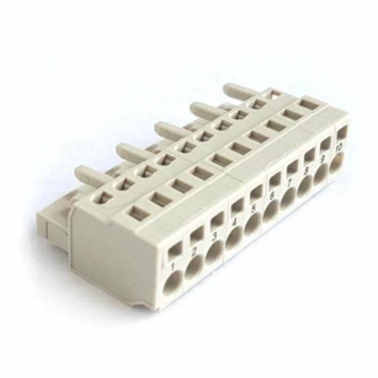Picture of TERMINAL BLOCK 10W P=5.08 PLUG-IN PRESS