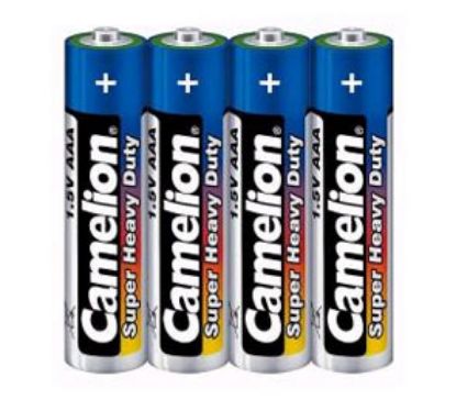 Picture of R6/AA BATTERY 1.5V ZINC CARBON SHD - 4P/PACK