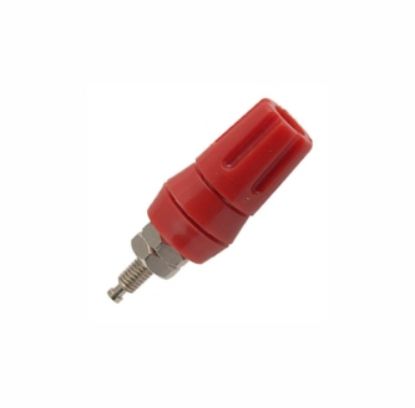 Picture of SOCKET BANANA 4mm RED GOLD PL.
