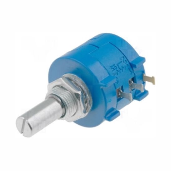 Picture of POTENTIOMETER 10-TURNS LINEAR 22mm 2K0 2W