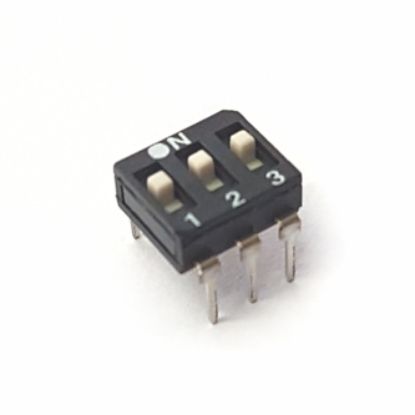 Picture of DIP SWITCH 3-POLE 100mA L/PRO