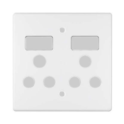 Picture of STEEL COVER FOR 4X4 DOUBLE WALL SOCKET