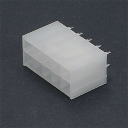 Picture of 4.2mm HOUSED PLUG 10W DIL STR PCB MINI FIT