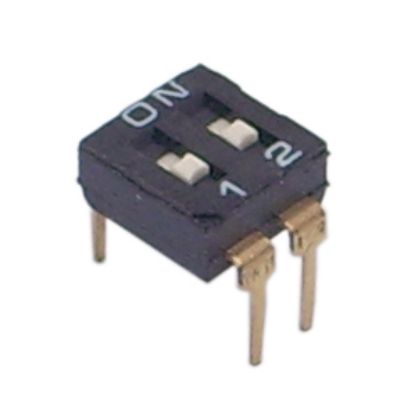 Picture of DIP SWITCH 2-POLE      EDS102S