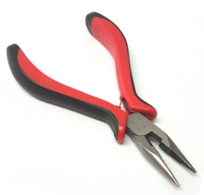 Picture of LONG NOSE PLIERS SERRATED JAWS 130mm