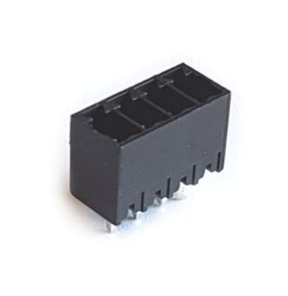 Picture of HEADER STR PCB-MNT 04P CLOSED BLACK