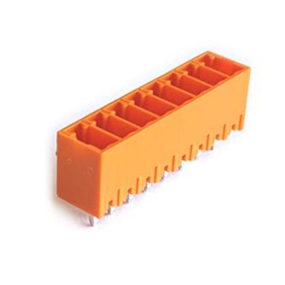 Picture of HEADER STR PCB-MNT 08P CLOSED ORANGE