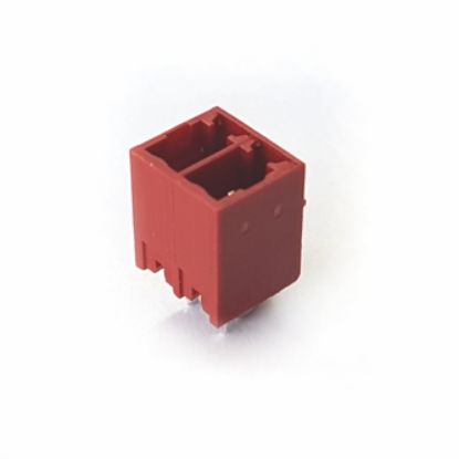 Picture of HEADER STR PCB-MNT 02P CLOSED RED