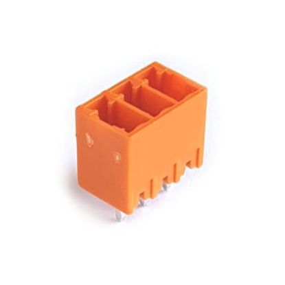 Picture of HEADER STR PCB-MNT 03P CLOSED ORANGE