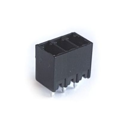 Picture of HEADER STR PCB-MNT 03P CLOSED BLACK