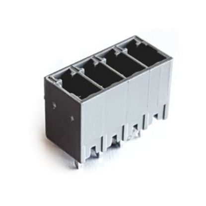Picture of HEADER STR PCB-MNT 04P CLOSED GREY