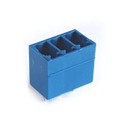 Picture of HEADER STR PCB-MNT 03P CLOSED BLUE