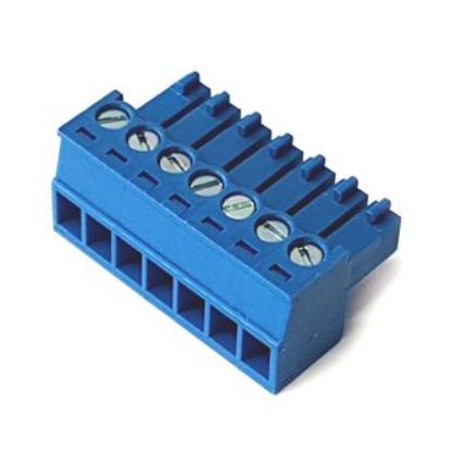 Picture of SOCKET STR 7W PLUG-IN P=3.5mm BLUE