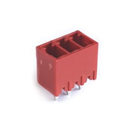 Picture of HEADER STR PCB-MNT 03P CLOSED RED