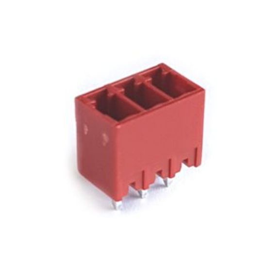 Picture of HEADER STR PCB-MNT 03P CLOSED RED