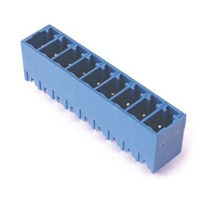 Picture of HEADER STR PCB-MNT 09P CLOSED BLUE