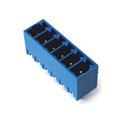 Picture of HEADER STR PCB-MNT 06P CLOSED BLUE