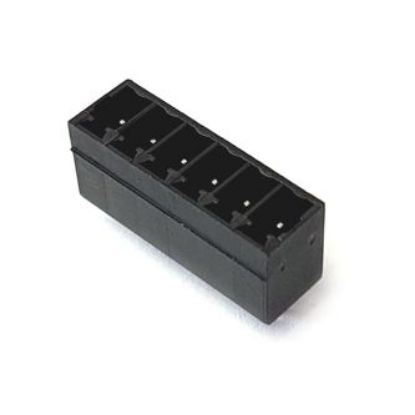Picture of HEADER STR PCB-MNT 06P CLOSED BLACK