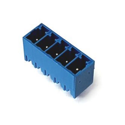Picture of HEADER STR PCB-MNT 05P CLOSED BLUE