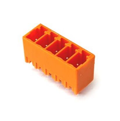 Picture of HEADER STR PCB-MNT 05P CLOSED ORANGE
