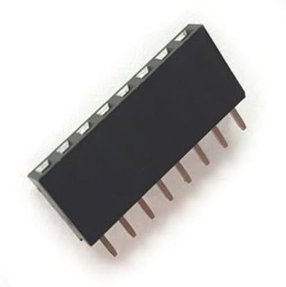 Picture of HOUSED SOCKET 8WAY SIL STR 2.54mm - DEBULK