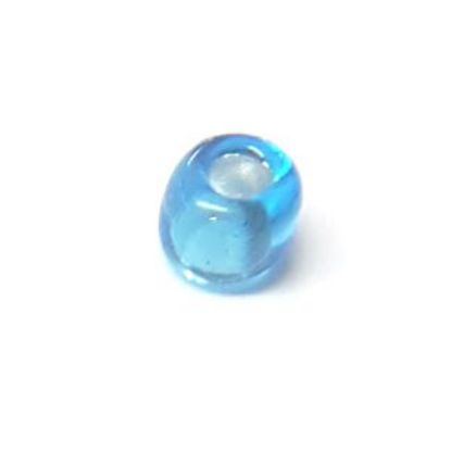 Picture of BLUE GLASS SPACER 4mm ID=1.3mm - MPQ=10