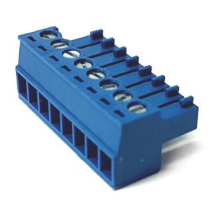 Picture of SOCKET STR 8W PLUG-IN 3.5mm BLUE