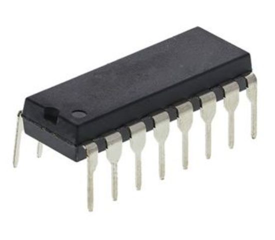 Picture of ANALOG SWITCH IC QUAD CHANNEL SPST 50E0 DIP16