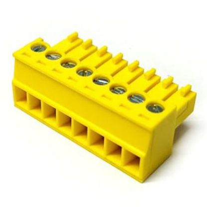 Picture of SOCKET STR 8W PLUG-IN 3.5mm YELLOW