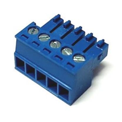 Picture of SOCKET STR 5W PLUG-IN 3.5mm BLUE