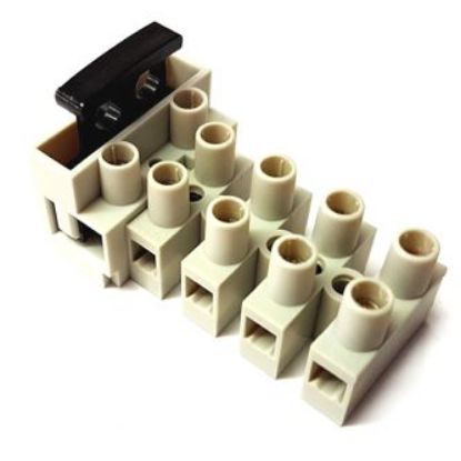 Picture of TERMINAL BLOCK C/W 5x20 FUSE HOLDER 5-WAY
