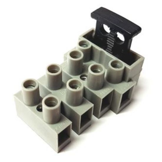 Picture of TERMINAL BLOCK C/W 5x20 FUSE HOLDER 4-WAY