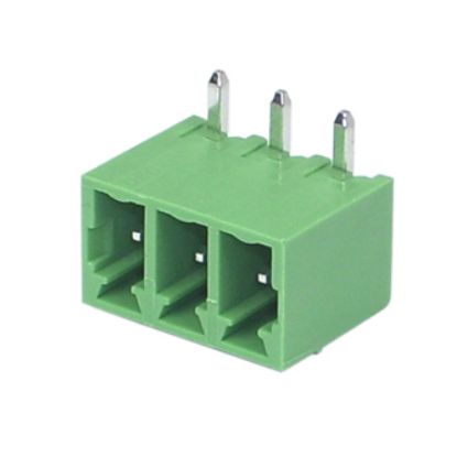 Picture of TERMINAL BLOCK R/A PCB-MNT 03P CLOS 3.81