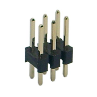 Picture of HEADER DIL 6W 6x2.54x3mm TH=11.5