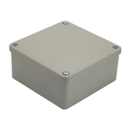 Picture of PLASTIC ENCLOSURE GREY 120x120x58