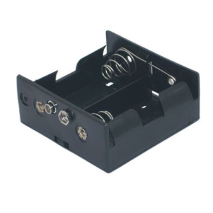 Picture of BATTERY HOLDER 2xS=D CLIP BK =