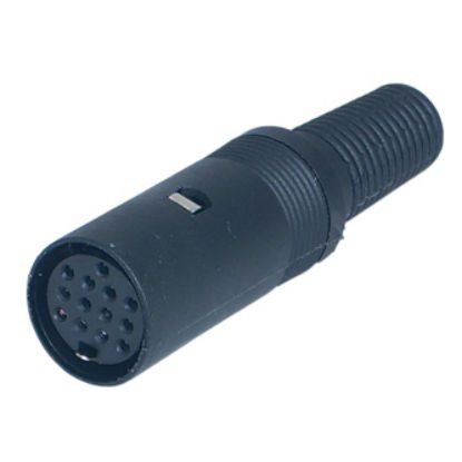 Picture of SOCKET DIN 13P IN-LINE W/SLEEVE