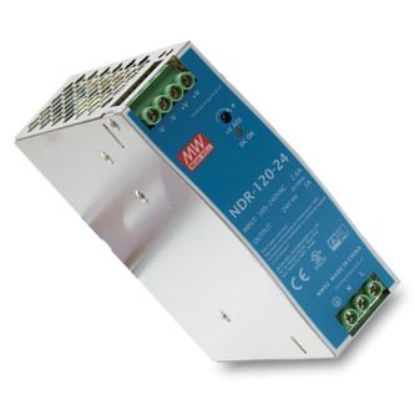 Picture of POWER SUPPLY D/R 100-240VAC  O=24V@5A 120W