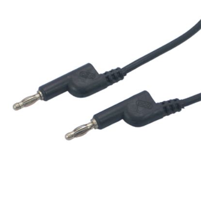 Picture of LEAD BANANA PLUG 4MM 1-M BLACK