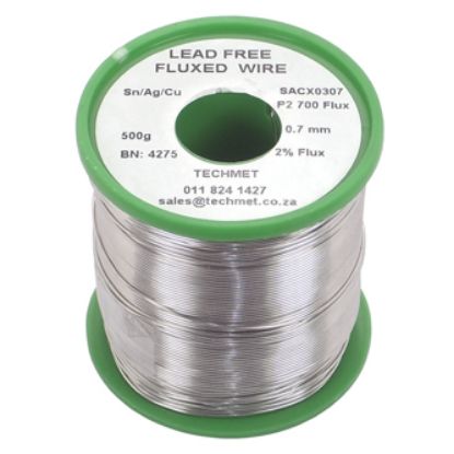Picture of SOLDER WIRE LEAD-FREE 0.7mm 500G ROLLS