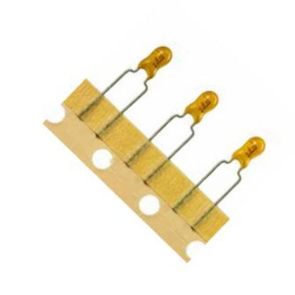 Picture of TANTALUM CAPACITOR BEAD 100uF 10V P=5mm