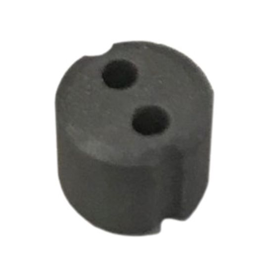 Picture of FERRITE BEAD 2 HOLE 6.5x5.7x1.5mm GROOVED