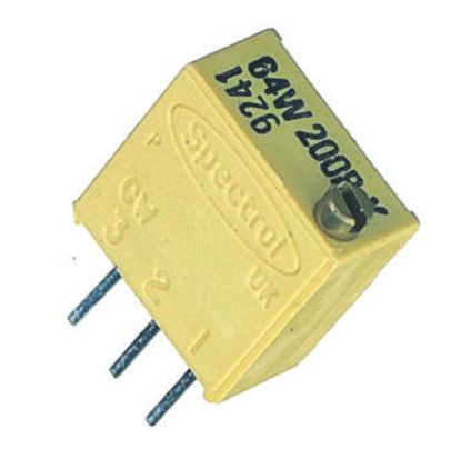 Picture of TRIMPOT PRESET POTENTIOMETER T-ADJ V-MNT 25-T 25K