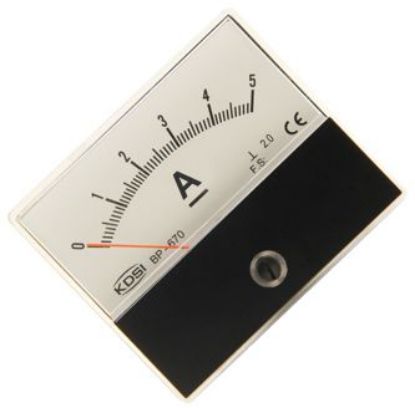 Picture of PANEL AMMETER 60x70x53 5ADC