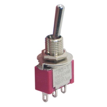 Picture of MINI TOGGLE SWITCH SPDT ON-ON SOLDER TAGS