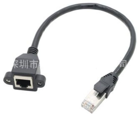 Picture of ADAPTOR LEAD CAT6 300mm RJ45 P/MNT