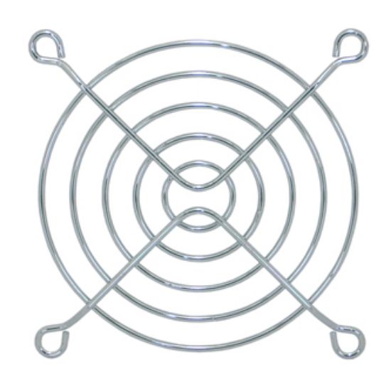 Picture of CHROME METAL FINGER GUARD FOR 92mm FAN