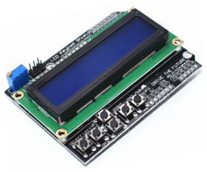 Picture of LCD DISPLAY AND KEYPAD DEVELOPMENT BOARD